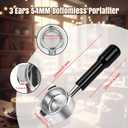 54mm Bottomless Portafilter fit Breville Barista Express Machines BES870XL 880BSS 878BSS 840XL 500BSS 450BSS BES500,3 Ears Espresso Portafilter with 18g Basket