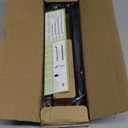 TANGWIN Black Wrap Around Curtain Rods 28 to 48:Blackout Heavy Duty Adjustable Window Curtain Rod for Bedroom Kitchen,Modern Industrial Curved French Return Metal Drapery Rods Easy Install,Matte Black