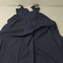 Mieazom Women’s Sleeveless V-Neck Maxi Dress with Pockets – Slim Fit Casual Summer Spaghetti Strap Dress for Vacation Blue L