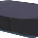 YUJHON Stock Tank Cover Oval Water Tank Insulated Cover 420D Waterproof Oxford Stock Water Tank Pool Pond Protector with Drawstring All Weather Protection for Outdoor Use (150 Gallon)