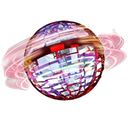 Flying Orb Ball, USB Rechargeable Interactive Flying Ball LED Lights Soaring Hover Fidget Hand Controlled Cosmic Globe Spinning Kids Adults Outdoor Fly Toys for Ages 5-7