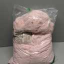 Smoofy Blush Pink Throw Blanket for Couch  Ultra Soft Cozy Plush Fluffy Blanket with Faux Rabbit Fur, Fuzzy Lightweight Fleece for Sofa, Bed & Office, Gift for Women, Home Room Decor Throw 50"x60"