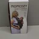 Momcozy Baby Carrier - Ergonomic, Cozy and Lightweight Carrier for 7-44lbs, Effortless to Put On, Ideal for Hands-Free Parenting, Enhanced Lumbar Support, Purehug for Infant to Toddler, Black
