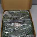 24" Real Touch Cedar Wreath for Front Door, Artificial Christmas Wreaths Faux Cedar Green Fake Pine Needles Wreath for Front Door Wall Windows Indoor Outdoor Christmas Decor