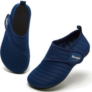 Racqua Kids Toddler Water Shoes Breathable Swim Shoes Quick Dry Beach Pool Lightweigh Aqua Shoes for Boy's Girl's (Toddler/Little/Big Kid) (9-10.5 Toddler, Blue)