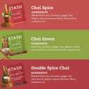 Stash Tea Chai Tea Variety Pack Sampler Assortment - Caffeinated, Non-GMO Project Verified Premium Tea with No Artificial Ingredients, 18-20 Count (Pack of 6) (EXP 10/04/28)
