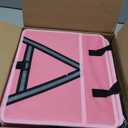 HIRALIY 4 in 1 Car Trunk Storage Organizer with Leakproof Cooler Bag, Multi-Compartment Foldable Trunk Storage Box for Car Truck SUV (Pink)