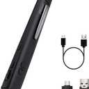 Plima Patent, Intuitive Pen-tip Press-Down Function Equivalent to The Left Mouse Button,Pocket Ergonomic 2.4G Wireless Pen Mouse 2.0 Vertical Mice, Supports Windows, Android, Linux, Mac OS (Black)