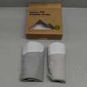 3-Pack Organic Swaddles for Newborns, Baby Sleep Sacks 0-3 Months - Baby Swaddle Wrap, Newborn Wearable Blanket, Infant Sleep Sack for Girls, Boys, Soft & Snug, Large Hook & Loop Closure (Granite)