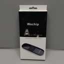 WeChip W1 Universal TV Remote Air Mouse, Wireless Keyboard Fly Mouse 2.4GHz Connection Air Remote Keyboard Mouse for Android TV Box/PC/Smart TV/Projector/HTPC/All-in-one PC/TV (w1)