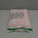 Pahajim Farmhouse Tablecloths Rectangular Cotton Linen Boho Table Cover with Tassels Wrinkle Free & Washable Heavyweight Cloth for Kitchen, Dining, Outdoor,55''x71'', 4-6 Seats (Pink)