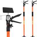  Adjustable Support Pole, Steel 3rd Hand System - Extends 45 to 114 Inch, Supports Up to 154 lbs - Ideal for Jacks, Cargo Bars, Drywalls & Cabinet Installations Count of 2
