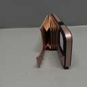 Folosu Compatible with iPhone 14 Pro Case Wallet with Card Holder, 360Rotation Finger Ring Holder Kickstand, RFID Blocking Leather Protective Double Buttons Shockproof Cover 6.1 Inch Rose Gold