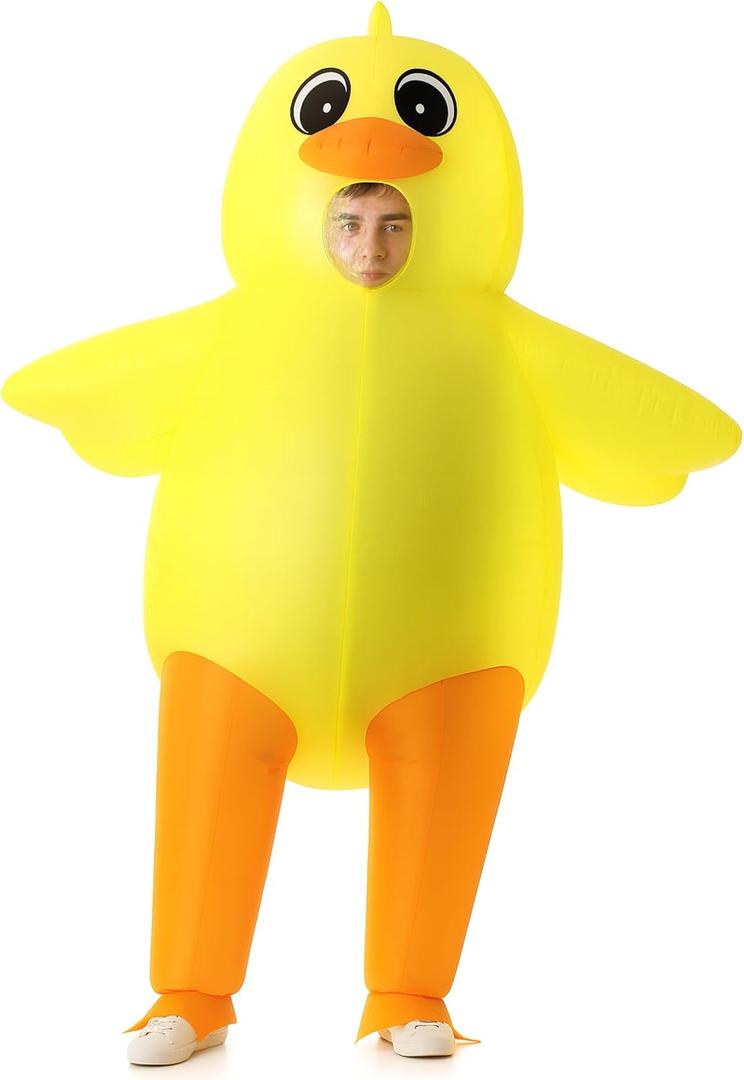 CHOIEO Halloween Inflatable Costume for Adult, Funny Blow Up Animal Costume, Ride-On or Full Body Suit