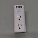 USB Multi Plug Outlet Extender - YISHU Surge Protector with Rotating Plug, 6 AC Plug Extender with 3 USB Ports, 3-Sided Swivel Power Strip Best Ideal Stocking Stuffers for Adults