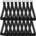 Sumind 16 Pcs Gym Exercise Handles Replacement Cable Machine Attachments for Home Gym Equipment Pulley System Resistance Bands, Strength Trainer, Heavy Duty Workout Handles