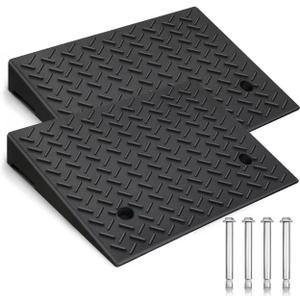 2 Pack,2.7" Height Threshold ramps for doorways，Wheelchair Ramp