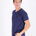 Real Essentials 5 Pack: Men's Mesh Short Sleeve V-Neck T-Shirt | Athletic Dry Fit V Neck Workout Shirt 4X Tall