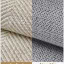 Color&Geometry Extremely White Beige Small Ultra Thin Indoor Door Mat 17"x30", Machine Washable Front Door Mat Non Slip, Low Profile Entrance Mat Indoor, Absorbent Carpet for Inside Use (FOLD)