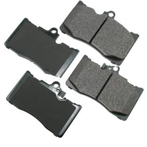 Akebono ACT1118 Proact Ultra Premium Ceramic Disc Brake Pad kit, Grey