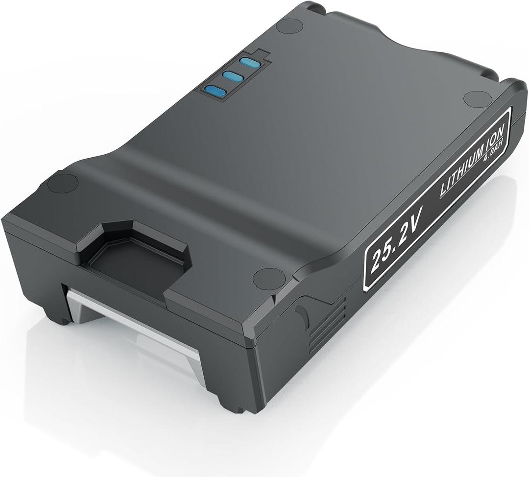 XBAT200 25.2V 4000mAh Lithium Battery Replacement for Shark 25.2V XBA-T200 Compatible with Shark ION Rocket IONFlex ION F80 IONFlex 2X IF200 IF250 IR70 IF130 IF260 Cordless Power Tool