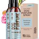 Sunny & Honey Dog Perfume Spray Long Lasting - 4 fl oz (2-Pack) - Deodorizing, Detangling & Hydrating with Avocado Oil & Silk Protein - pH Balanced Dog Cologne Spray - Fresh Breeze Scent