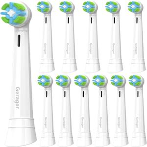 12 Pack Toothbrush Replacement Heads Compatible with Oral B iO, Replacement Heads for Oral B iO 3 4 5 6 7 8 9 10 Series Electric Toothbrushes, White