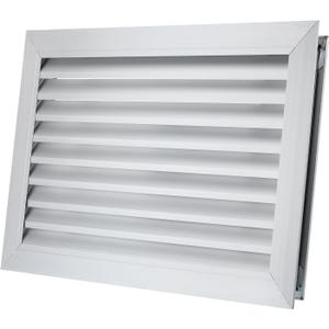 PATIKIL Door Air Vent Cover, 20 x 12 Inch, Aluminum Grille Ventilation Cover, Louvered Door Vent Grille, for Cabinet Wardrobe Door, Silver Tone PATIKIL Door Air Vent Cover, 20 x 12 Inch, Aluminum Grille Ventilation Cover, Louvered Door Vent Grille, for Cabinet Wardrobe Door, Silver Tone