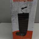 Heated Snow Melting Mats Outdoor,Anti-Slip Outdoor Winter Heated Mat for Walkways,3 in/h Speed Snow and Ice Melting Pads for Winter Backyards,Prevention Roof and Valley Ice Dam(10FTx13IN)