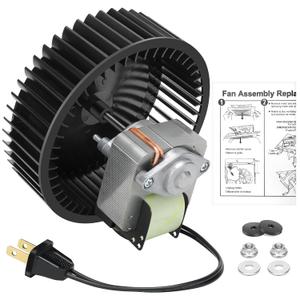 Upgrade BKR60 RE70BN Bathroom Ceiling Fan Motor - 60 CFM, 20% More Power, 35% Less Noise. Fits 670-G/H/J, 671-G/H/J, 689-G/H/J/K, 690, 690NT, 696N, 695-R01/R02/R03, Quiet and Efficient