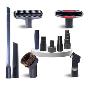 Replacement Vacuum Attachments & Brushes plus Universal Adapter Kit Compatible with Shop Vacs 21/4'' 17/8'' 13/8'' 11/4 Inch Flexible Vacuum Crevice Attachment Tool for Shop Vac Accessories