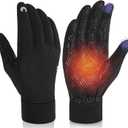 RIGWARL Upgraded Plush Gloves for Cold Weather, Women Men Winter Gloves for Late Fall and Early Winter, Warm Running Gifts, Size XXL