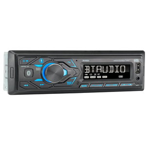 Jensen MPR210 Single DIN Bluetooth Car Stereo, Hands-Free, AM/FM, USB
Bluetooth hands-free calling and streaming, push-to-talk assistant, USB playback and charging