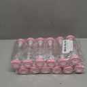 3.5 Inches Baby Bottle Shower Favor,Mini Plastic Candy Bottle,Baby Shower Supplies Boy Girl Newborn Baby Baptism Birthday Party Deco (2 Dozens, Pink) (24 Count (Pack of 1))