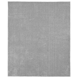 Garland Rug 5'x6' Gramercy Plush Polypropylene Washable Rectangle Bathroom Carpet, Silver