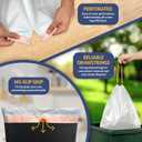 Reli. 18 Gallon Trash Compactor Bags (60 Pack) | 2 Mil Heavy Duty | Compatible with Kitchenaid, Whirpool, GE 15 Inch Compactors | No Slip Drawstring Kitchen Trash Bags | Leak-Proof & Tear Resistant