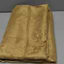 SASTYBALE Jacquard Tablecloth Rectangle 60 x 84 Inch, Spill Proof Wrinkle Free Damask Table Cloth, Soft Polyester Table Cover for Dining, Party, Indoor, Outdoor, Gold