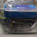 3 Gallon Glass Small Fish Tank, Betta Fish Tank Starter Kit with Filter, Lights,Lid.