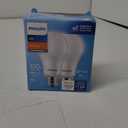 Philips A19 E26 (Medium) LED Bulb Soft White 100 Watt Equivalence 2 pk