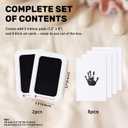 2 x 2-Pack Inkless Baby Hand and Footprint Kit with Mess-Free Ink Pad  Baby Safe Ink Pad for Hand, Foot & Paw Prints  Newborn Footprint & Paw Print Kit for Dogs and Cats  8 Keepsake Art Cards