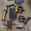 PUJH 1500W Motor Ebike for Adults 48V 17.5Ah 840Wh Fast Electric Bike for Men Women 34 MPH, Up to 80 Miles, 29*2.1" Tire Lockable Suspension Electric Bike for Snow Off-Road Commuter Mountain E-Bike PU1