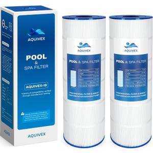 Pack of 2 CX200XRE Pool Filter Cartridge, Compatible with Hayward SwimClear in MODEL NO C200S, Replacement for Hayward CX200XRE, CS200E, Pleatco PA200S, 