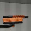 33" Extendable Snow Brush and Ice Scraper for Car Windshield, 2-in-1 Car Snow Brush & Ice Scraper with 360 Pivoting Brush Head and Comfortable Foam Grip for SUV Trucks Sedans,Orange