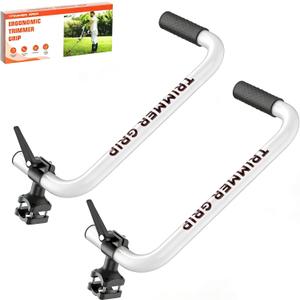 2 Pack Upgraded Weed Eater Handle, String Trimmer Handle, Trimmer Grip Extension for Trimming, Weedeater Handle Grip for String Trimmer, Lawn Care (16.9")