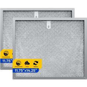 Allure Stove Range Hood Filter BPS1FA30 99010299 11.75"*14.25" Compatible For B-roan N-utone Aluminum Grease Mesh Charcoal Carbon Combo 30" wide QS Series Replaces 99010305 AP3378953 Range Hood Filter