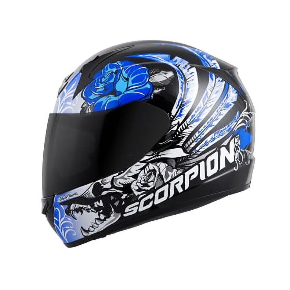 Scorpion EXO-R410 Helmet Novel Black/Blue (Size M)