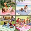 Genovega Waterproof Sandproof Beach Blanket Picnic Outdoor Mat Rug Extra Large Foldable Sand Free Big Giant XL Car Essential Roadtrip Gadget Rv Accessories Gear Must Haves Hiking Items Necessities