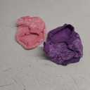 2 Pieces Pet Dog Classic Knitwear Sweater, Fleece Coat for Small,Medium Dogs,Warm Pet Dog Cat Clothes,Soft Puppy Customes for Chihuahua Yorkshire Tzu (Pink Purple,XXS)