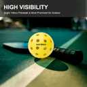 Navona 48 Pack Premium 40-Holes Outdoor Pickleball Balls, Meet USAPA Official Requirement, Perfectly Balanced, High Bounce True Flight, Durable Outdoor Pickleball Set