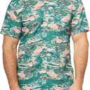 Eddie Bauer Mens Eddie Bauer Printed Baja Shirt (XX-Large, Clvr)
